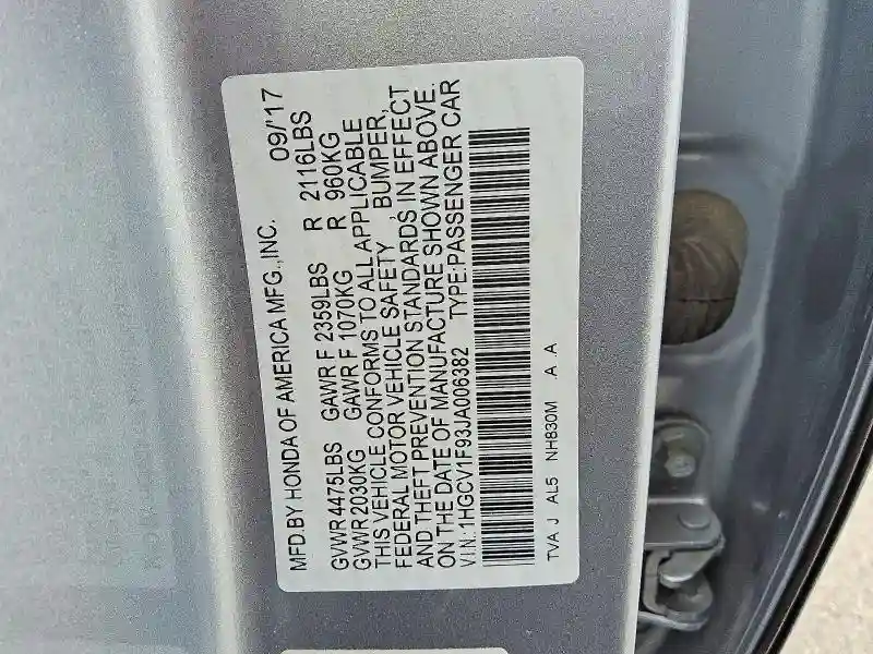 1HGCV1F93JA006382 2018 HONDA ACCORD-5