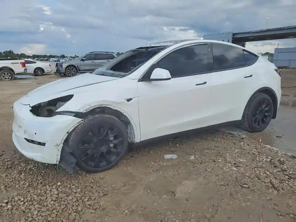 5YJYGAEE8MF284221 2021 TESLA MODEL Y-0